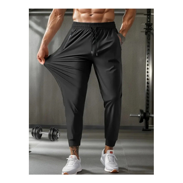 Calça Masculina Com Elastano Esportiva Fitness Slim Fit Calça Masculina Com Elastano Esportiva Fitness Slim Fit