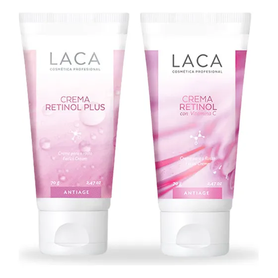 Kit Laca Antiage Crema Con Retinol C/vit C Y Retinol Plus