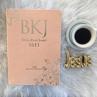 Biblia King James 1611 Com Estudo Holman Editora Bv Books Capa Rosê Biblia King James 1611 Com Estudo Holman Editora Bv Books Capa Rosê