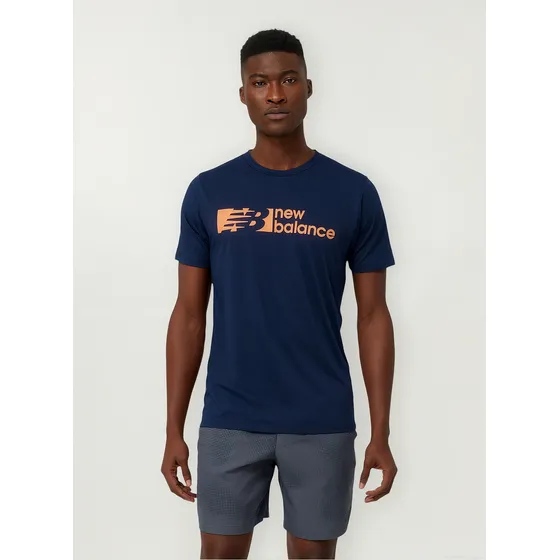 Remera New Balance De Hombre - Mt31074nny