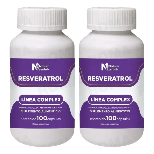 Pack 2 Resveratrol Complex 800mg Natura Zenlab