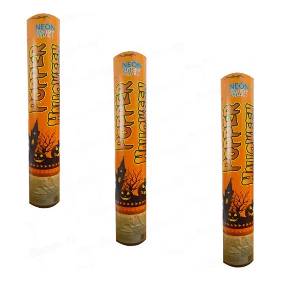 Pack De 3 Lanza Confetti Halloween 30 Cm Fiestas