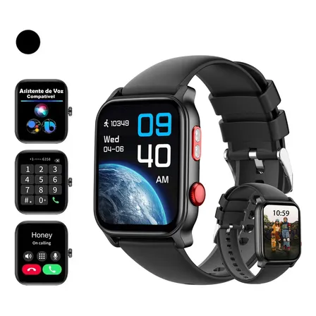Smartwatch Hancdon HT23 Pro com Bluetooth para Monitorar Saúde e Esportes