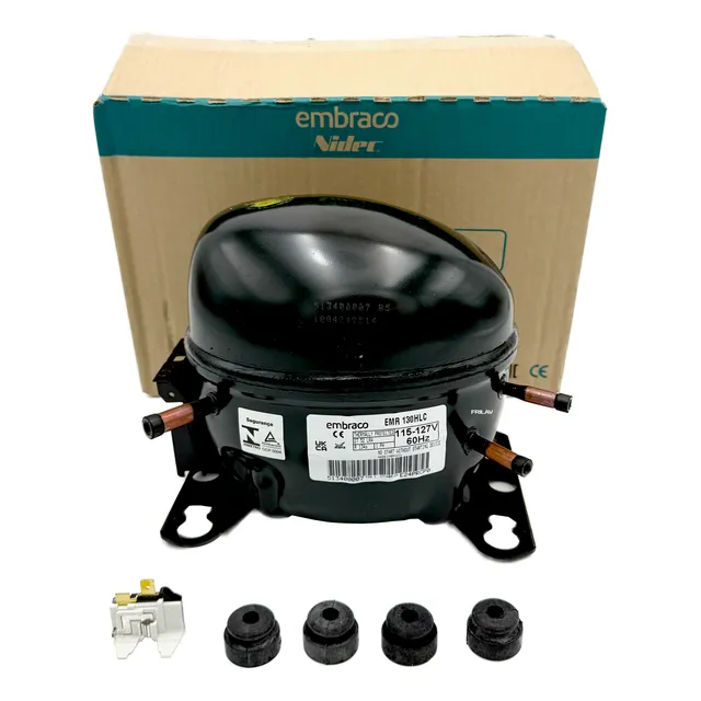 Compresor Embraco 1/3+ Hp R134 115v L/mbp Emr130hlc Original