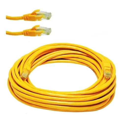 Cable Internet Red Rj45 Seisa Cat 6e Alta Calidad 15 Metros