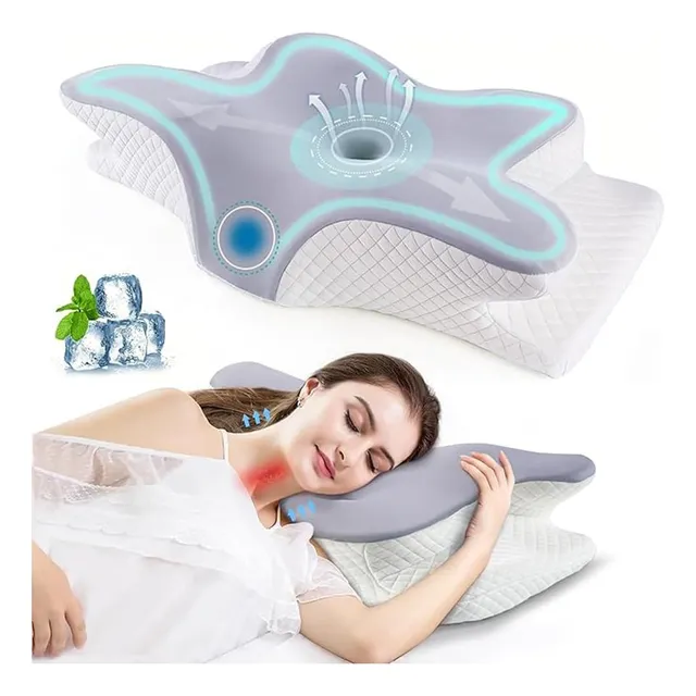 Almohada Memory Foam Ortopédica Ergonómica Cervical Confort