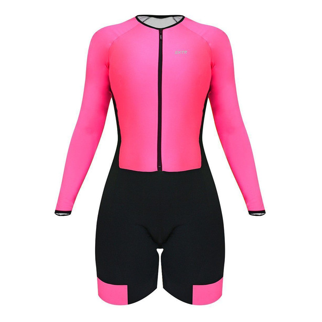 Macaquinho De Ciclismo Sportxtreme Comfort Solid Amora