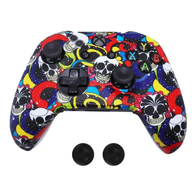 Protector Funda Silicona + Thumb Grips Para Control Xbox
