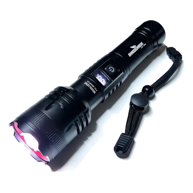 Lanterna Tática Led Laser V3 Canhão De Luz Super Potente 2km