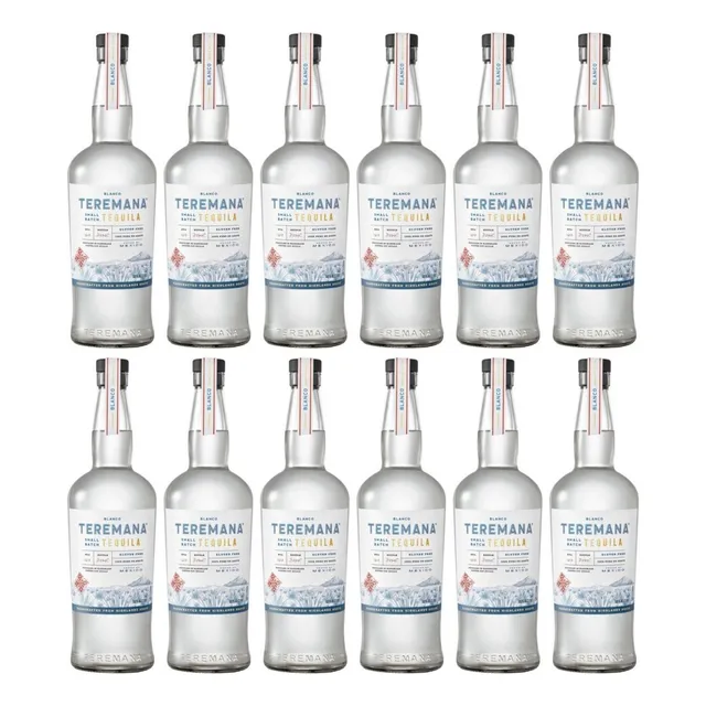 Pack De 12 Tequila Teremana Blanco 750 Ml