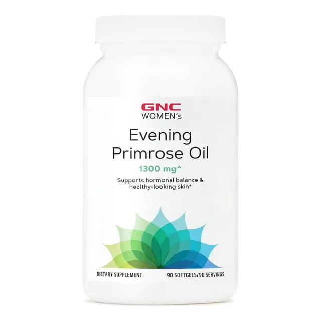 Aceite De Onagra 1300 Mg Gnc 90 Softgel Sabor Sin Sabor