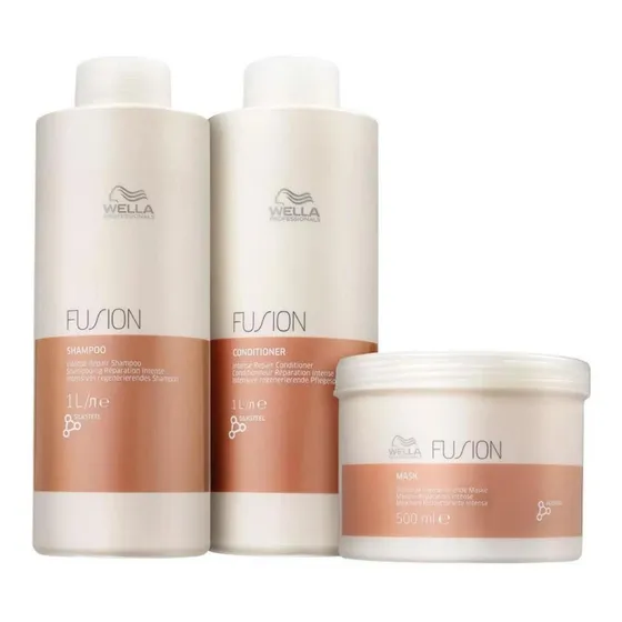 Kit Wella Fusion Repair - Shampoo + Condicionador - 1000ml