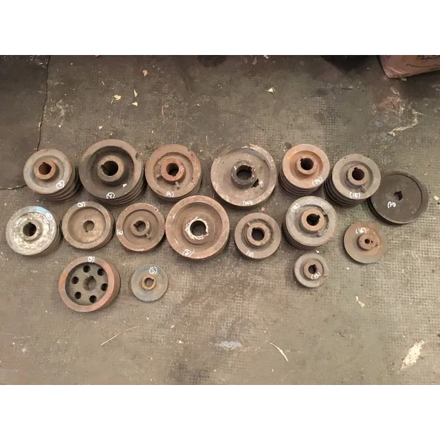 Polea Grande De 2 Canales Para Motor. Diametro 160mm.