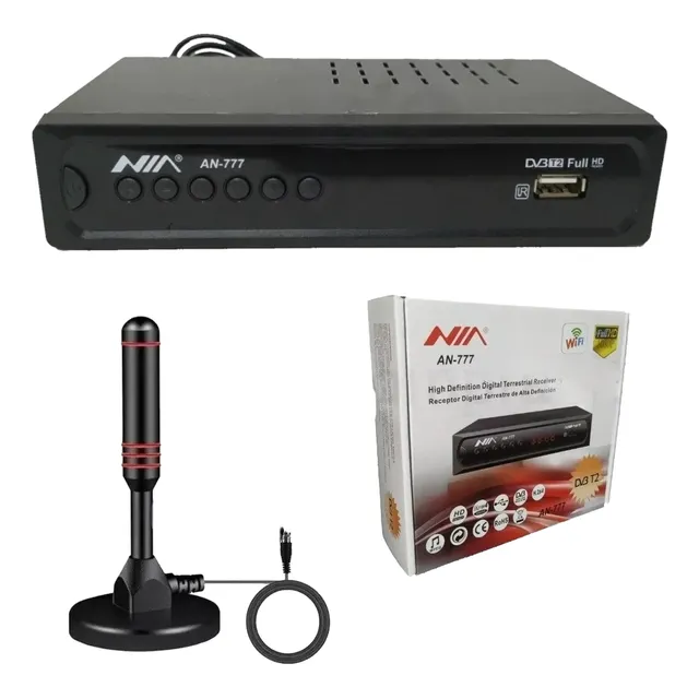 Combo Decodificador + Potente Antena De 36db Tdt Colombia