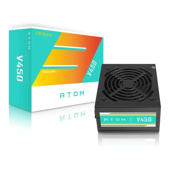 Fuente Para Pc Antec Atom V450 450w Ventilador De 120mm Color Negro