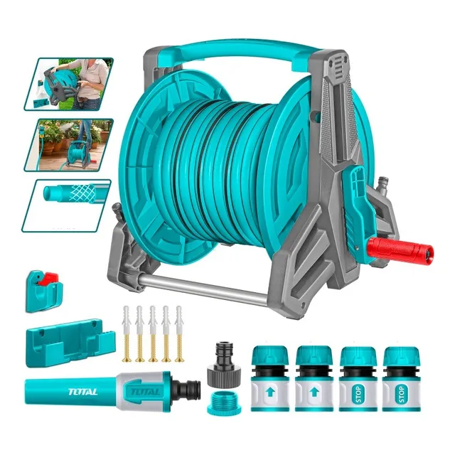 Manguera De Pvc 1/2  X 20mt + Accesorios Total Thhr20124