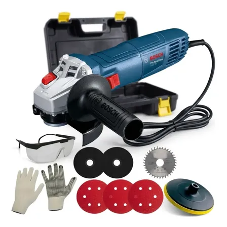 Esmerilhadeira Lixadeira Inox Bosch Madeira Aluminio Maleta