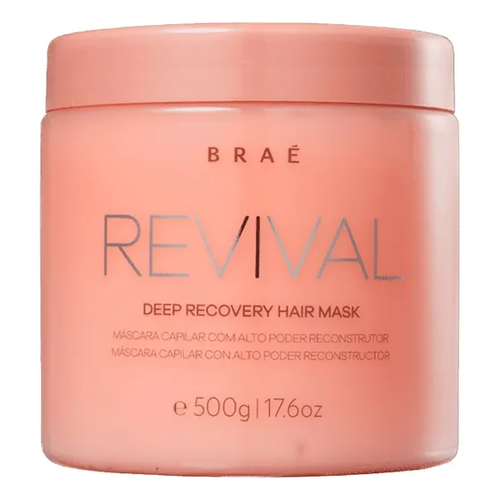 Braé Revival Máscara Hidratação E Reparação Profunda 500g
