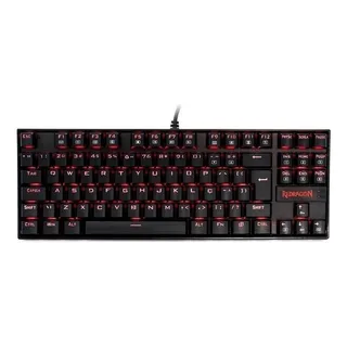 Teclado Gamer Redragon Kumara Preto Com Rgb Vermelho MecĂąnico Abnt2 Switch Black K552-2 Teclado Gamer Redragon Kumara Preto Com Rgb Vermelho MecĂąnico Abnt2 Switch Black K552-2