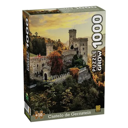 Quebra-cabeça - 1000 Peças - Castelo De Gernstein Grow 4400