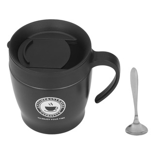 Taza De Café Portátil De Acero Inoxidable Con Mango De 330 M Taza De Café Portátil De Acero Inoxidable Con Mango De 330 M