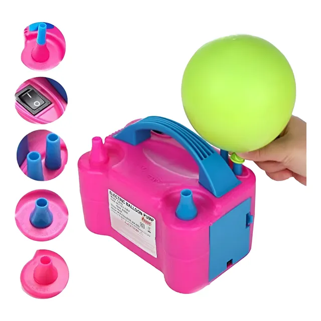 Inflador Automatico Electrico De Globos Fiestas Eventos 