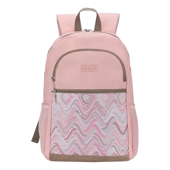 Mochila De Costas Go Track Casual Menina Moderna Escolar