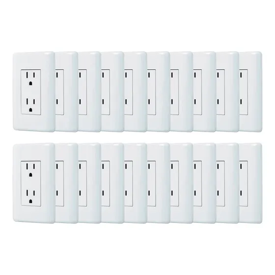 Kit (20 Pzas) Contacto Duplex, Volteck