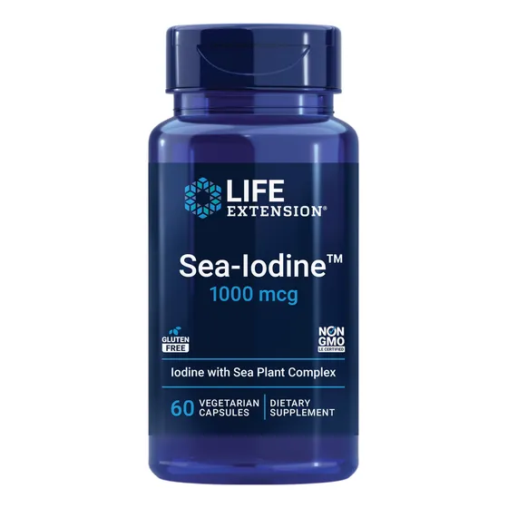 Suplemento De Yodo Life Extension Sea-iodine 1000 Mcg