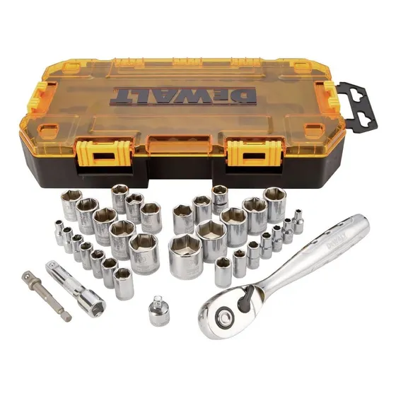 Juego De Destornillador De Tuerca-caja Rigida 34 Pzas Dewalt