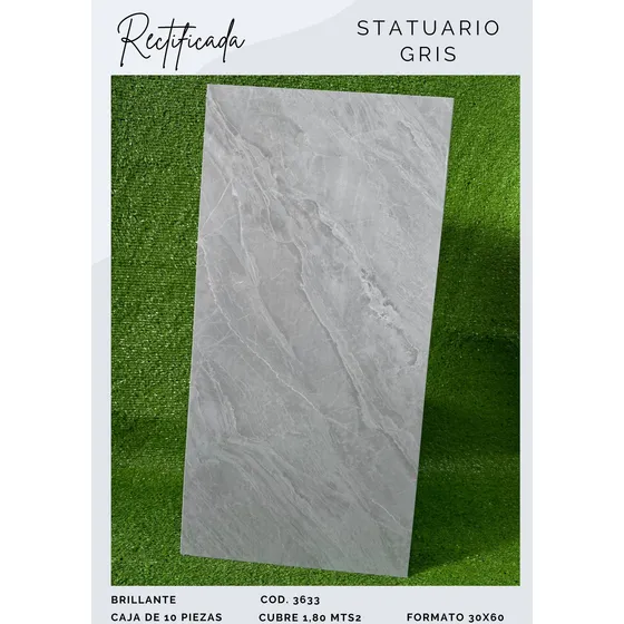 Cerámica Tipo Porcelanato Blanco Carrara Importado