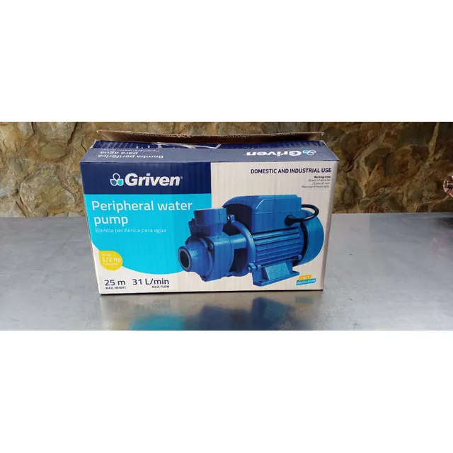 Bomba De Agua Periferica 1/2 Hp Griven