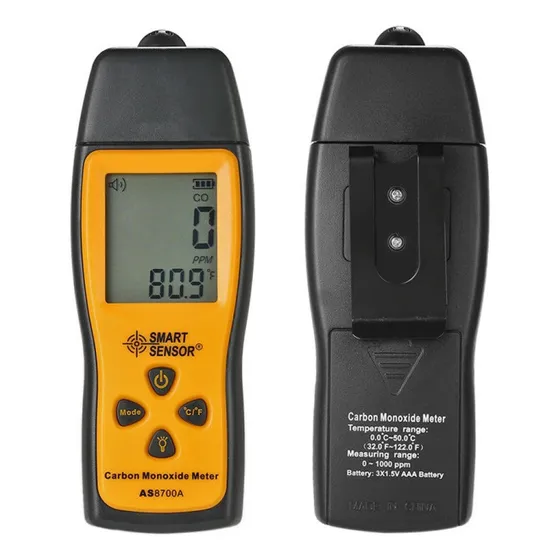 Medidor Monóxido Carbono Co Gas Gases Ppm Portatil Sensor