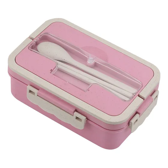 M Almuerzo Bento Box De Doble Capa Para Microondas