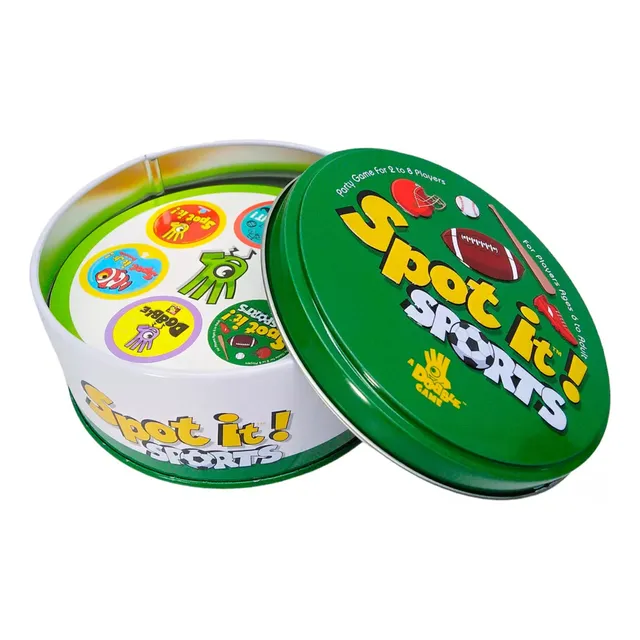 Juego De Cartas Spot It Sports Dobble Game Spot It Deportes