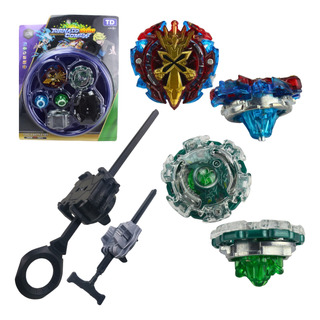 Beyblade Burst Com Lançadores E Arena Redonda 19 Cm Beyblade Burst Com Lançadores E Arena Redonda 19 Cm