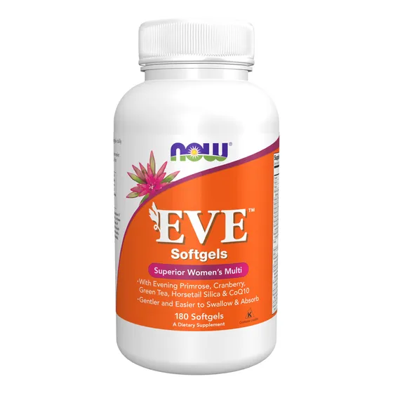 Now Foods - Multi Para Mujer Eve Superior, 180 Cápsulas Blan