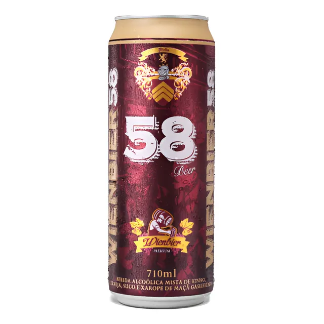 Kit Cerveja Wienbier 58 Red Wine 710ml (12 Un)