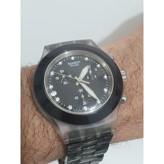Relógio Swatch Yroni Tamanho Medio Todo Original Swiss Lindo
