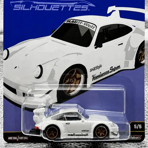 Hot Wheels Premium 1/64 Silhouettes Rwb Porsche 930 Branco