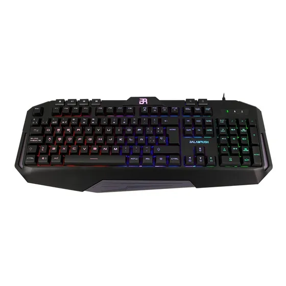 Teclado Gamer Balam Rush Gunfire Luz Led Layout 100% Español