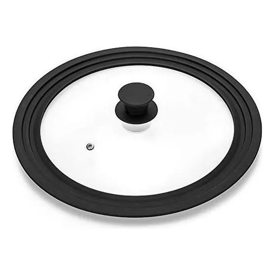 Tapa Vidrio Silicona Multi 28 30 32 Cm Olla Sarten Cacerola