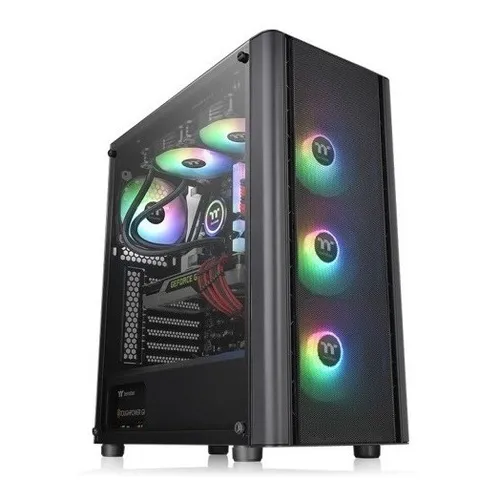 Gabinete Gamer Thermaltake V250 Tg Argb Air 4x120mm Mesh Vidrio Templado