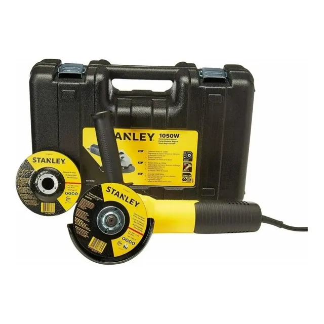 Pulidora 4.1/2 1050w Stanley + Estuche Plastico Sgs1045k-b3