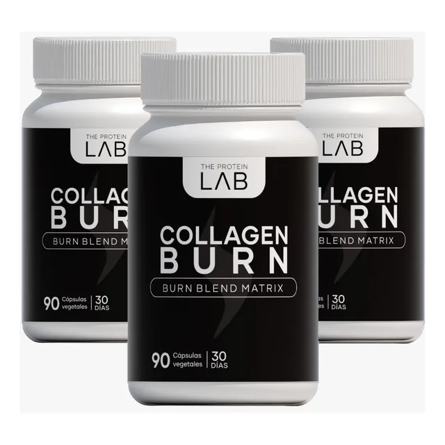 Collagen Burn 270 Cápsulas | 3 Frascos | The Protein Lab