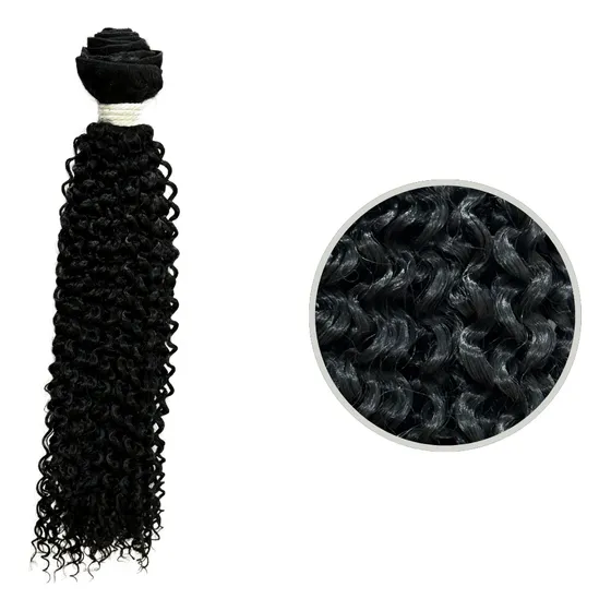 Extensiones Fibra Natural Ponytail Rizadas 24  Chino