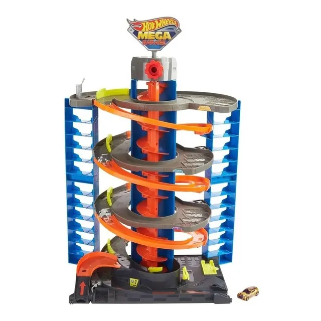 Mega Garage Pista Gigante Hot Wheels City Garage Grande