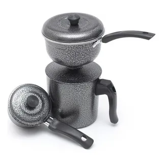 Cuscuzeiro Individual 2 Concha PrĂĄtico Porção Ănica 1,2l Cor Preto Cuscuzeiro Individual 2 Concha PrĂĄtico Porção Ănica 1,2l Cor Preto