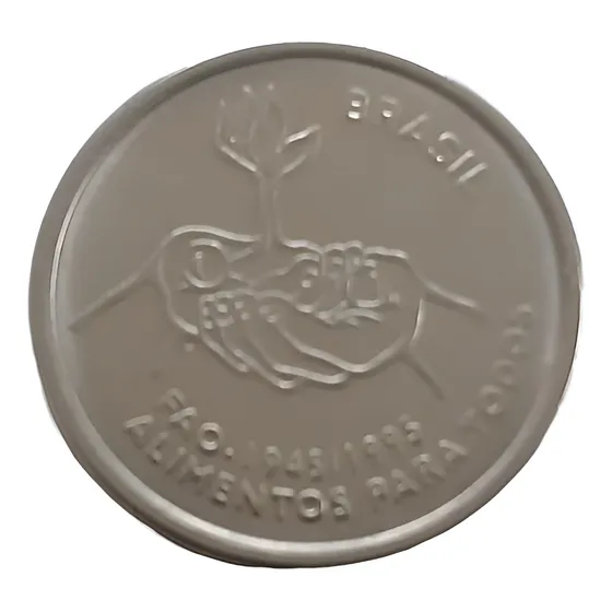V 455 - Moeda Comemorativa Da Fao 10 Centavos 1995 Fc  (r1)