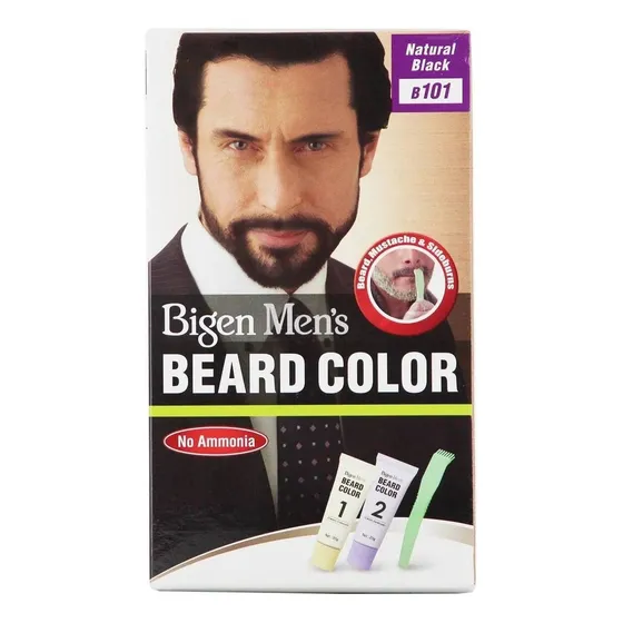 Bigen Barba Y Bigote Negro Intenso B101